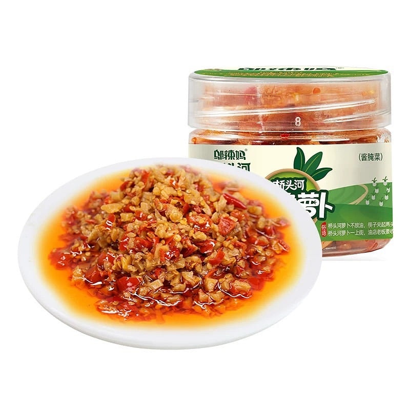 Wu La Ma Spicy Crispy Radish Strips 100g*2 200 g