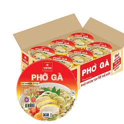 [ VIFON ] Chicken Pho Bowl 70g - 12 Bowl 1 case