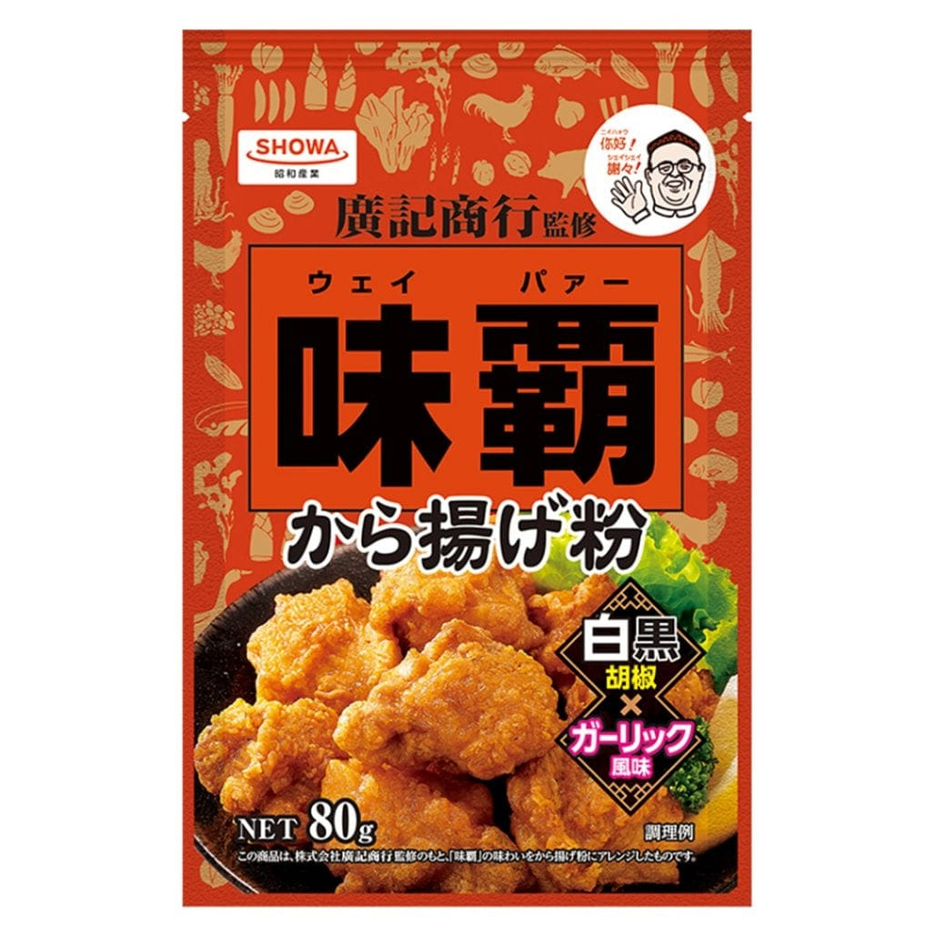 SHOWA KOUKISHOKO Fried chicken Powder Garlic and Pepper Flavor 80g 1 ส่วน