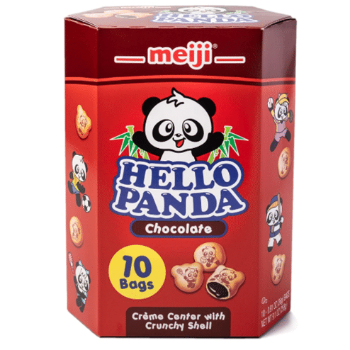 Meiji Hello Panda Cookies Chocolate Filling 9.1oz 1 개