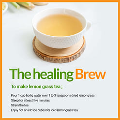 악쉬트 드라이 레몬그라스 잎, 잎차, 카페인 없음, 비유전자개조 2.6 온스