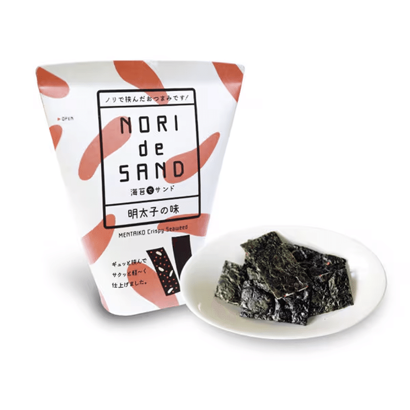 Sanei seaweed Sandwich with seaweed Mentaiko flavor 10g 1 box