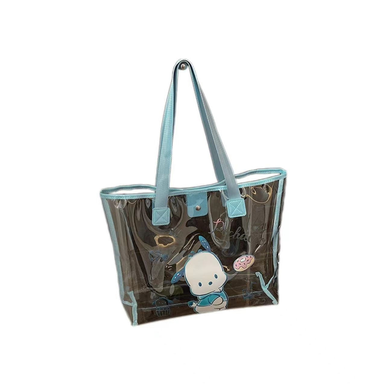Sanrio Waterproof Oversized Shoulder Beach Bag - Pochacco1 Piece 1 phần