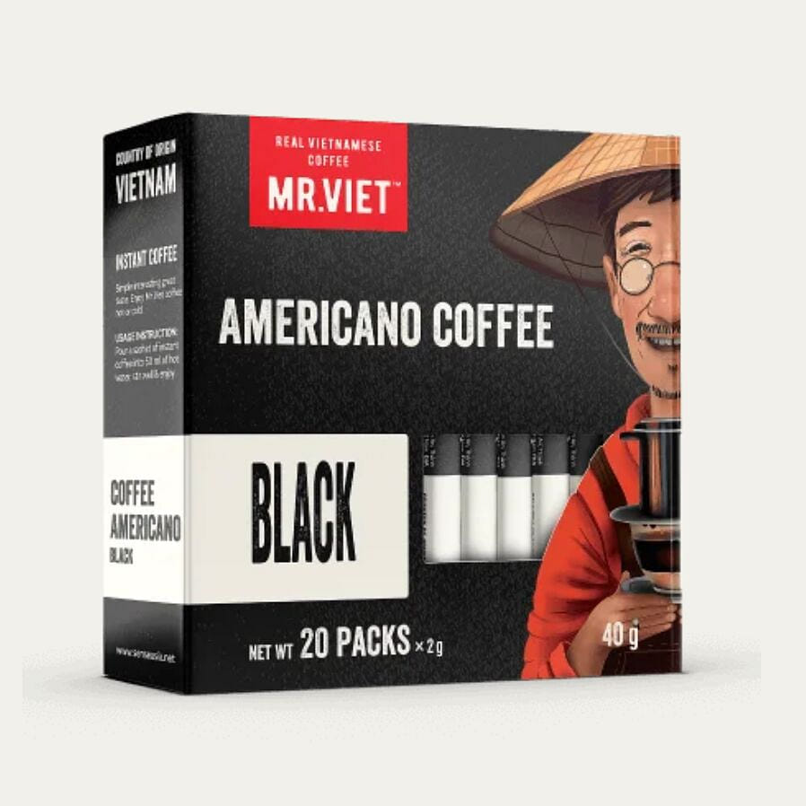 Mr Viet instant coffee - black. americano coffee 1 케이스