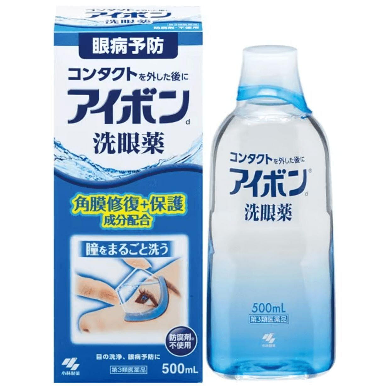 Kobayashi EYEBON Vitamin Eye Wash Blue 500 ml