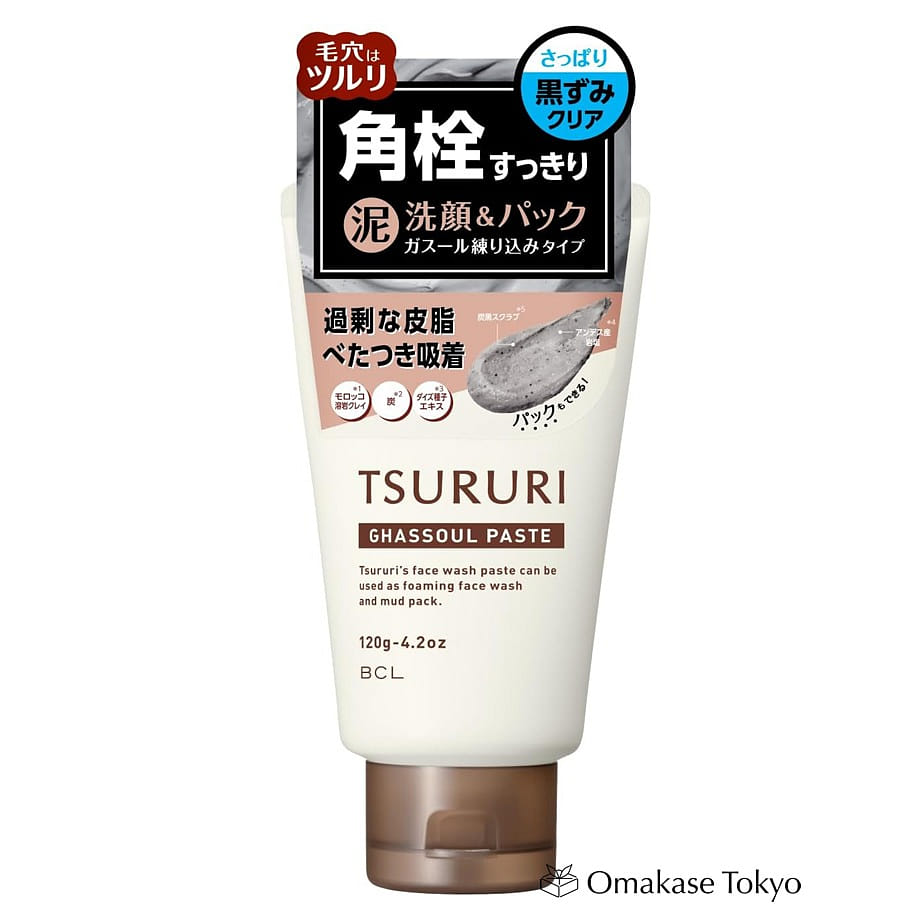 BCL Tsururi Ghassoul Paste 洗面奶 去黑头粉刺 120g 120 克