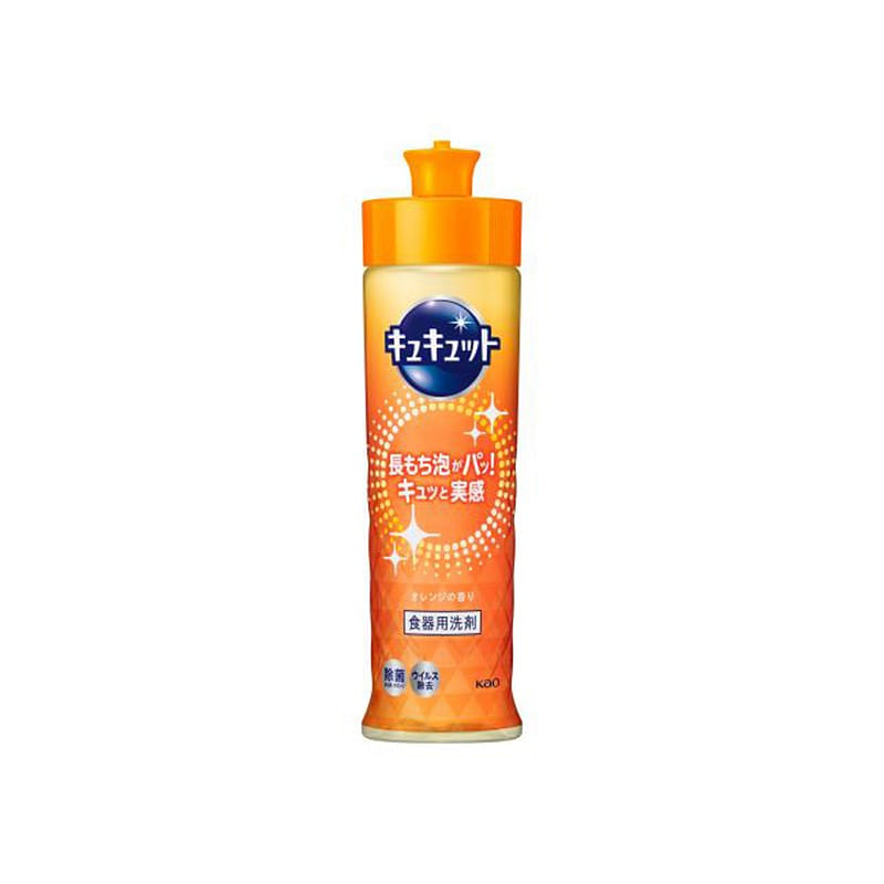 Nước rửa chén Kao Cucute hương cam 220ml 1 phần