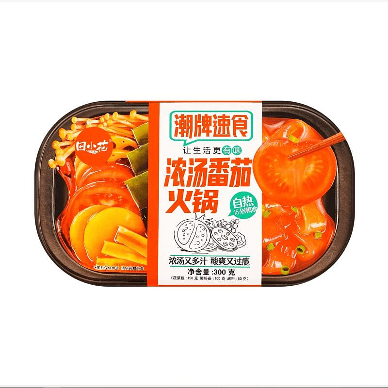 临期特田小花 浓汤番茄火锅 自热锅 300克*1盒 300 克