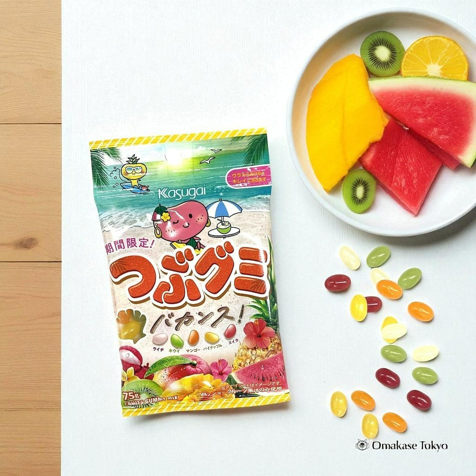 Kasugai Seika Tsuzu Gummy Vacance, 6 bags 450 グラム