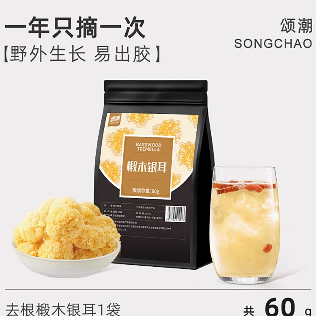 Basswood Tremella dry goods not super-grade wild g 60 그램