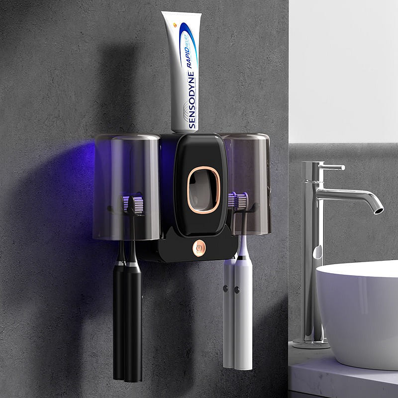 RENAI｜Smart Sterilized Toothbrush Holder RA-932 Black 1 ส่วน