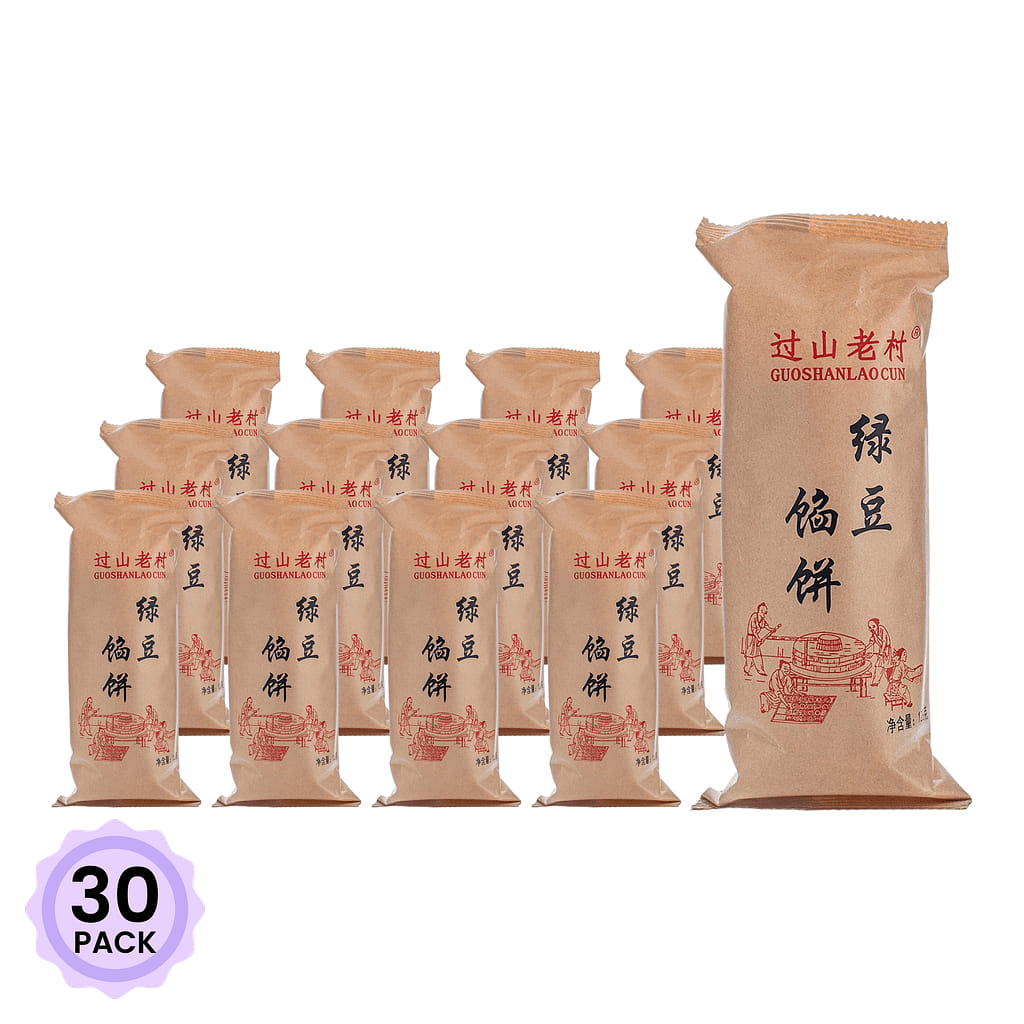 GUOSHANLAOCUN Mung Bean Pie Cake 128 g*30 pack