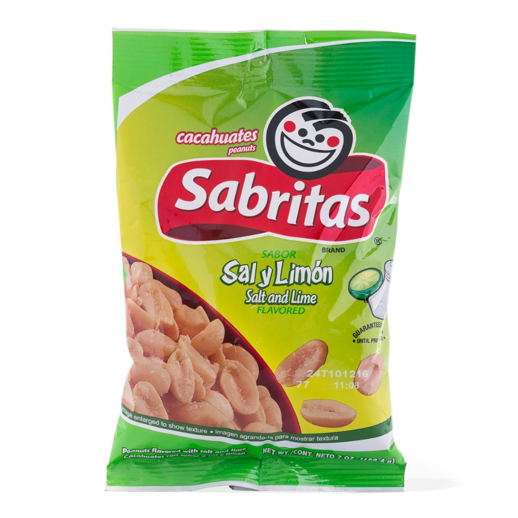 Cacahuetes Sabritas, Sabor Sal y Limón 198.4 gramo(s)