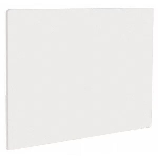 Cutting Board, 24 in.L, White, Polyethylene 2 lb