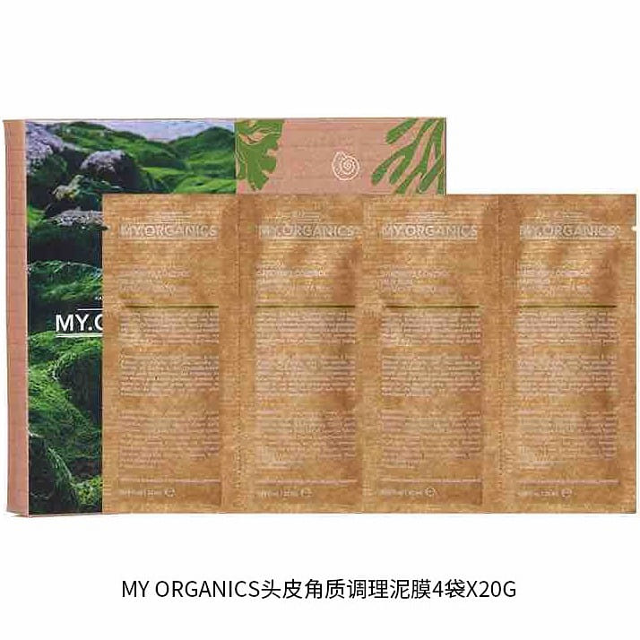 my.organics Scalp hair follicle conditioning mud film removes oil and dandruff 80 g