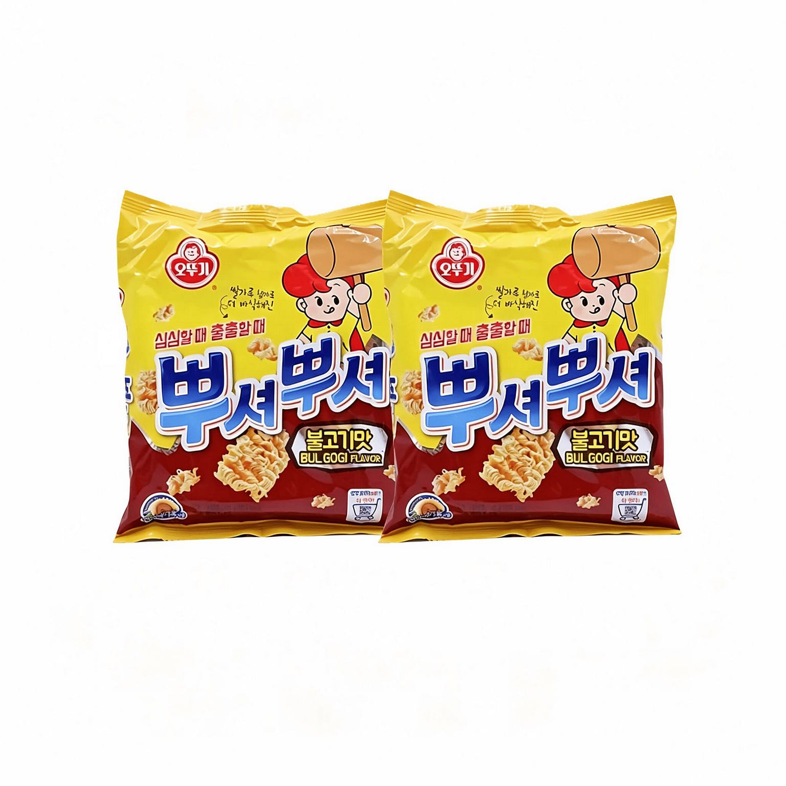 Ottogi BBQ Flavor Crunchy Noodle Snack 90 g