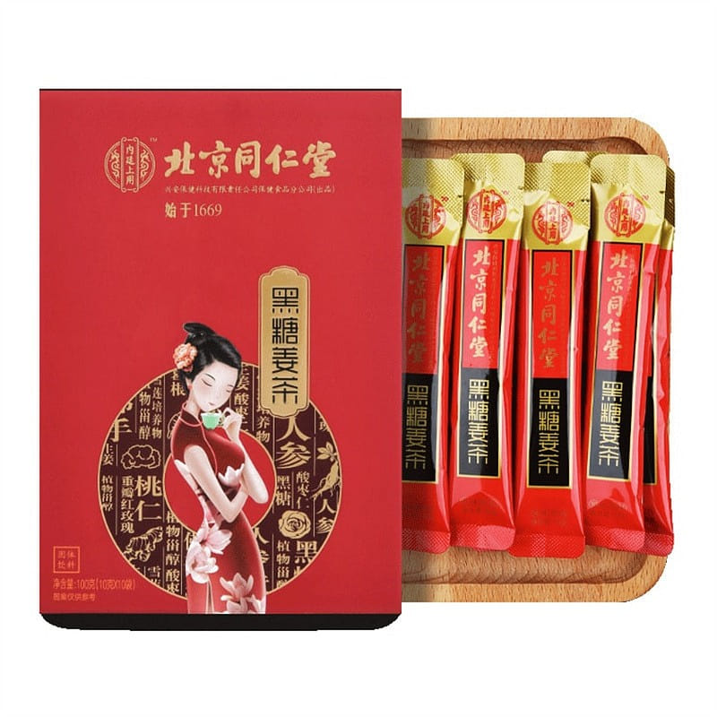 Brown Sugar Ginger Tea Solid Drink Auntie's Holiday Brown Sugar Ginger Tea 100g 100 그램