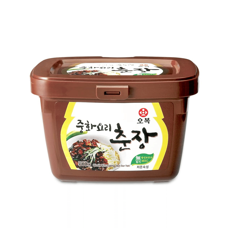 Korean Black Bean Paste Sauce for Jjajangmyeon 1.1 Pound 500 그램