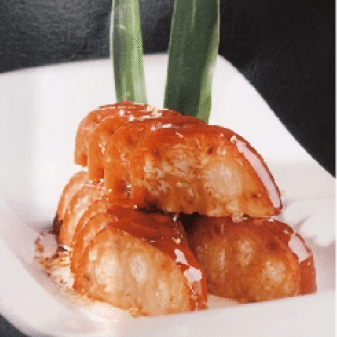 Steamed Lotus Root Stuffed with Sweet Sticky Rice 1 each