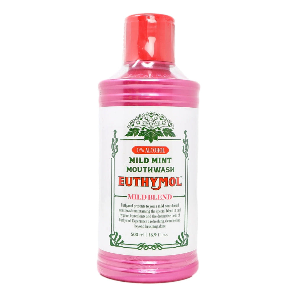 EUTHYMOL Zero Alcohol Mild Mint Mouthwash 500ml 1 개