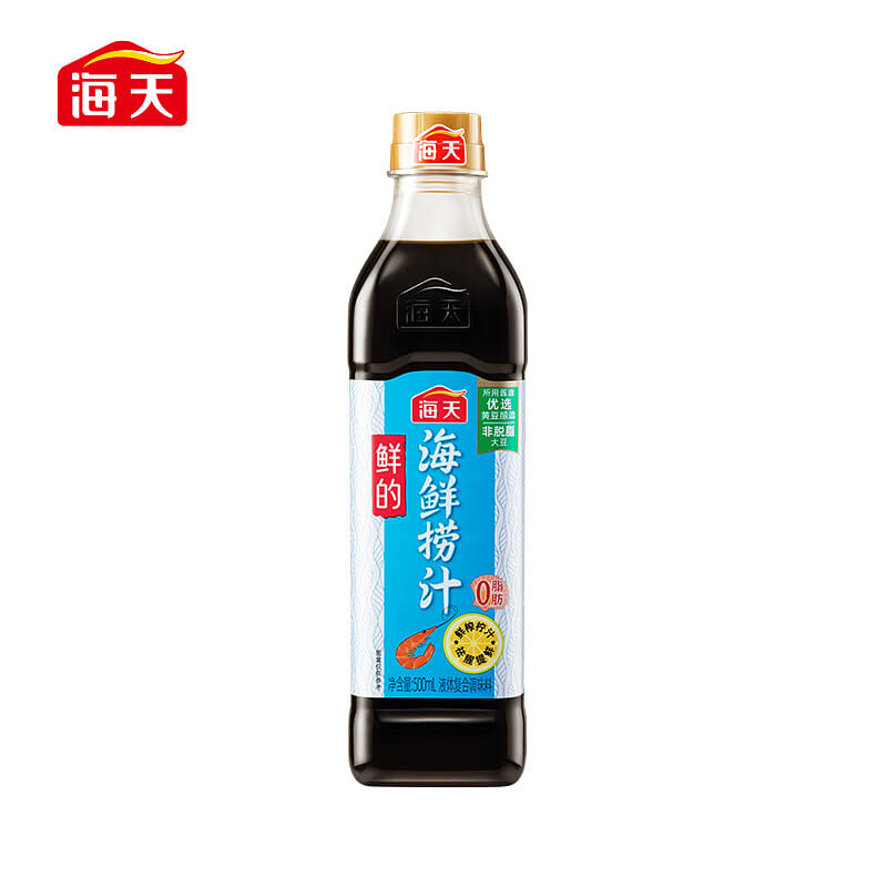海天 シーフードたれ 0脂 生漬け汁 500ml 調味料 500 グラム
