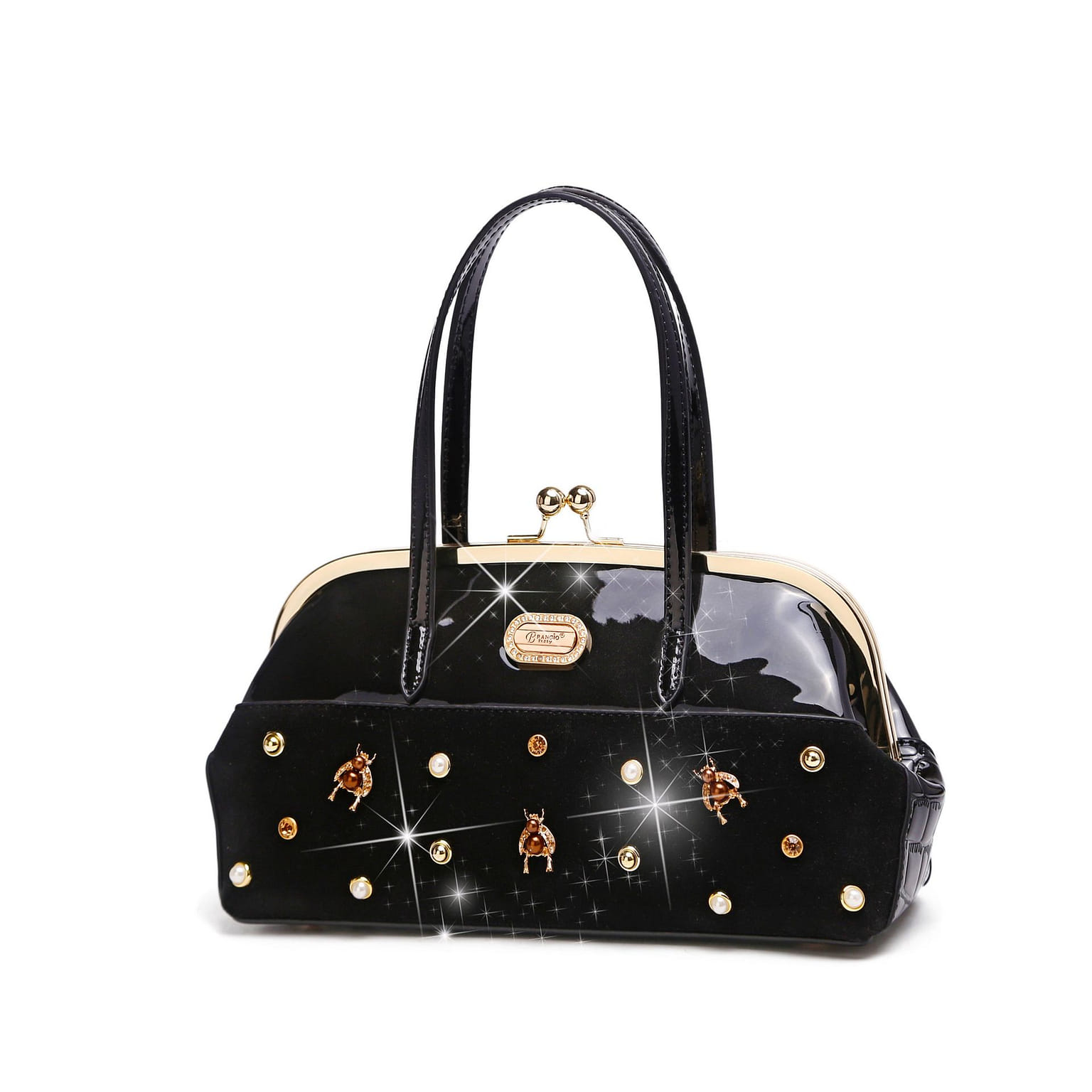 Honey Bee Handmade Evening Bag Black [RM8300L-BK] 1 ส่วน