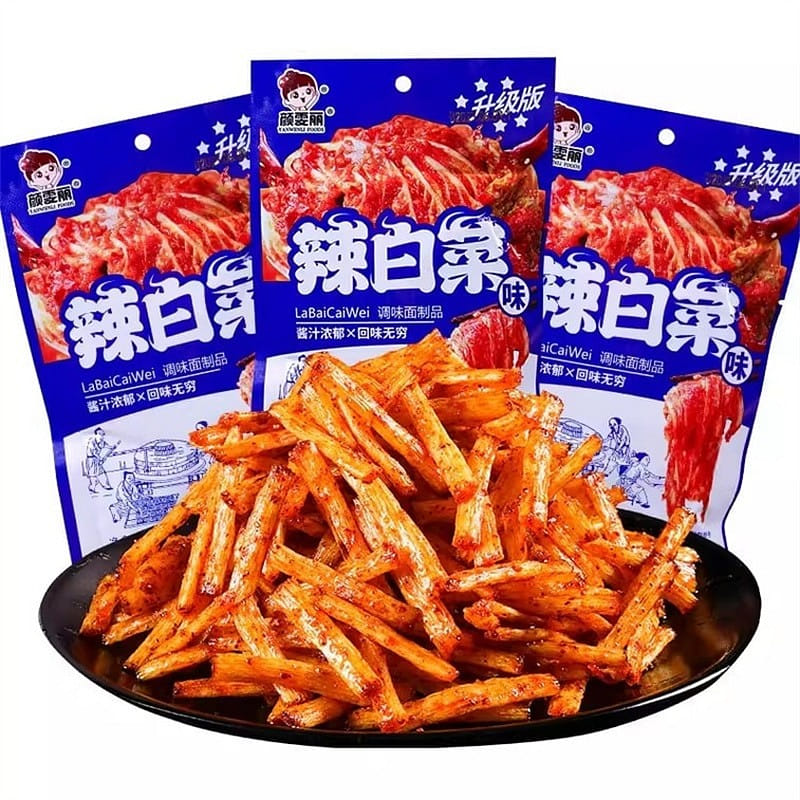 Yan Wenli Spicy Cabbage Flavored Spicy Gluten 20g/bag 20 그램