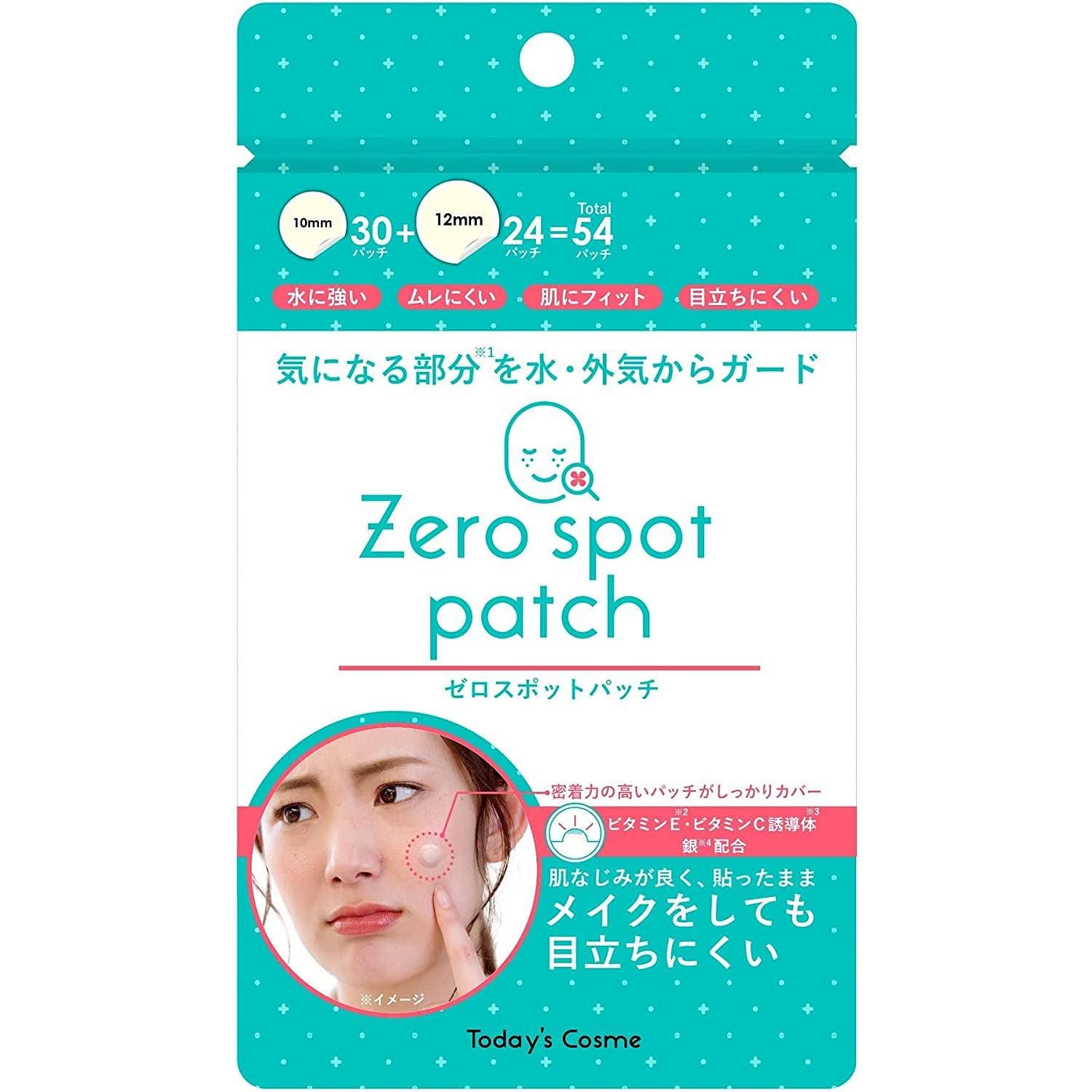 Today's Cosme Zero Spot Patch 54pcs 1 each
