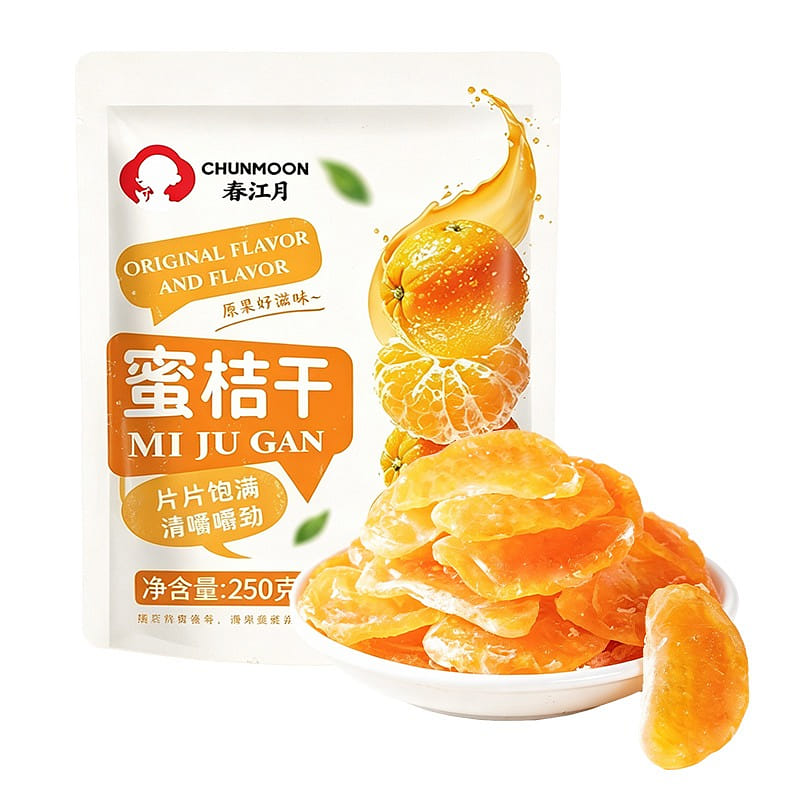 Chunjiangyue Dried Tangerine 250g Bag Fruit Snack 250 g
