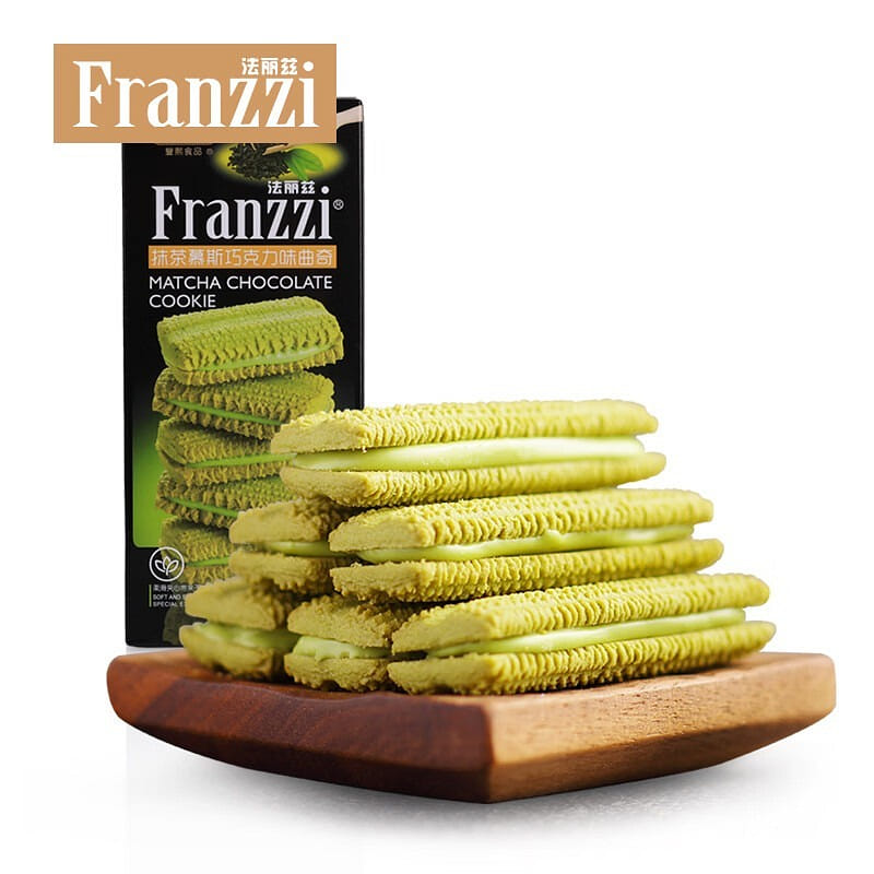 Fariz matcha mousse chocolate chip cookies snack 115g/box 1 개