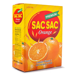 Lotte Sac Sac Orange Juice with Pulp 238 ml*12 cans