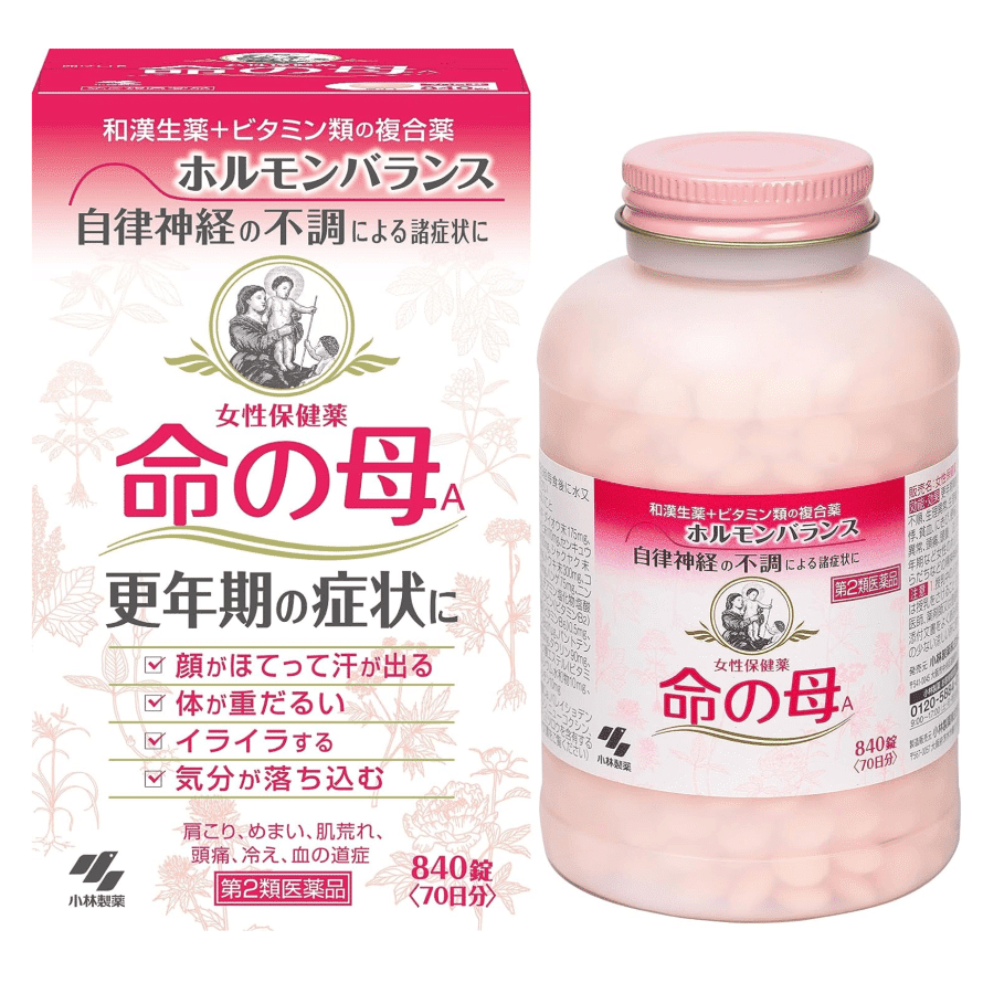 [Japan Direct Shipping] Kobayashi Pharmaceuticals Life Mother Menopausal Conditioning Pills Women's Menstrual Irregularities anaemia Weakness Irritability Conditioning 840 Tablets 1 개