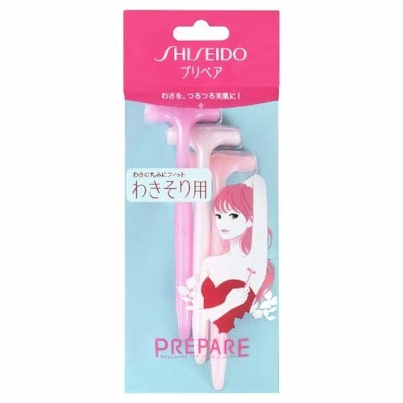 Shiseido Prepare Safety Razor for Underarms 3 each