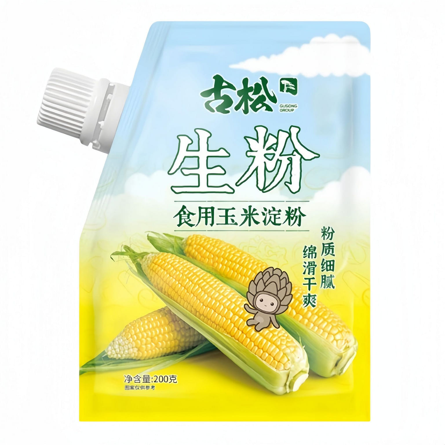 200g bag of Gusing corn starch for home cooking, t 200 g