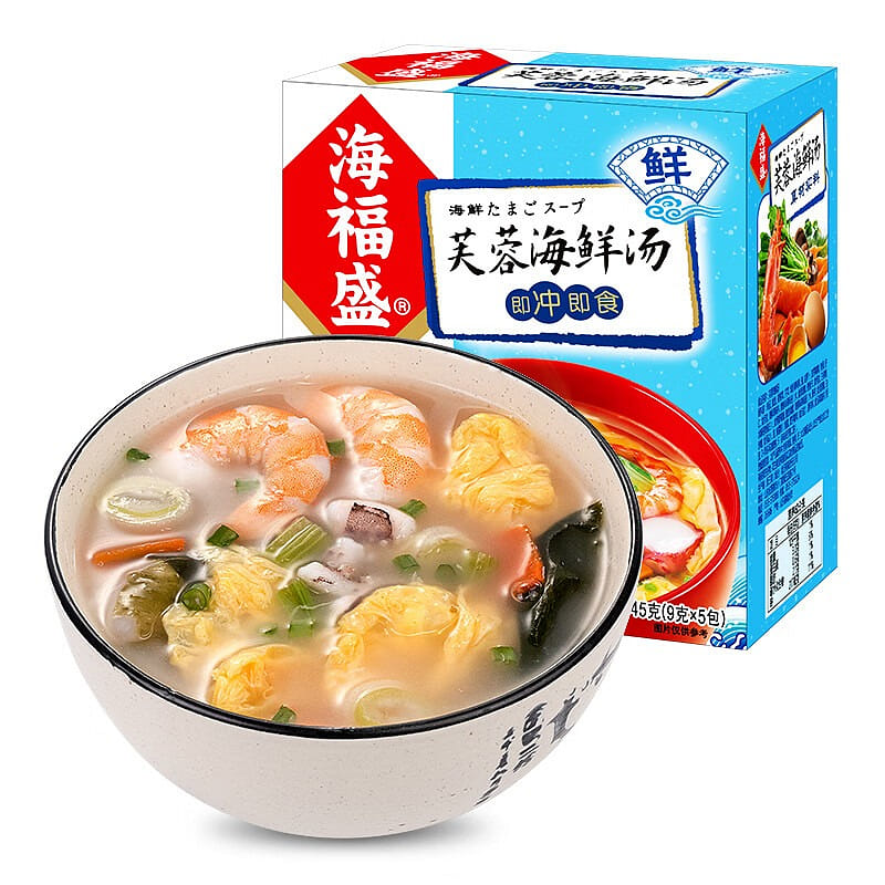 Haifushung Furong Seafood Soup 9g x 6 cups 9 g*6 boxes