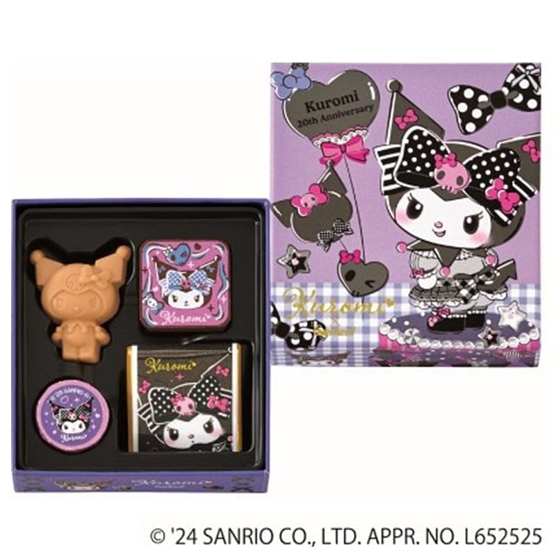 Sanrio Valentine's Chocolate Kuromi Purple 4pcs 1 케이스