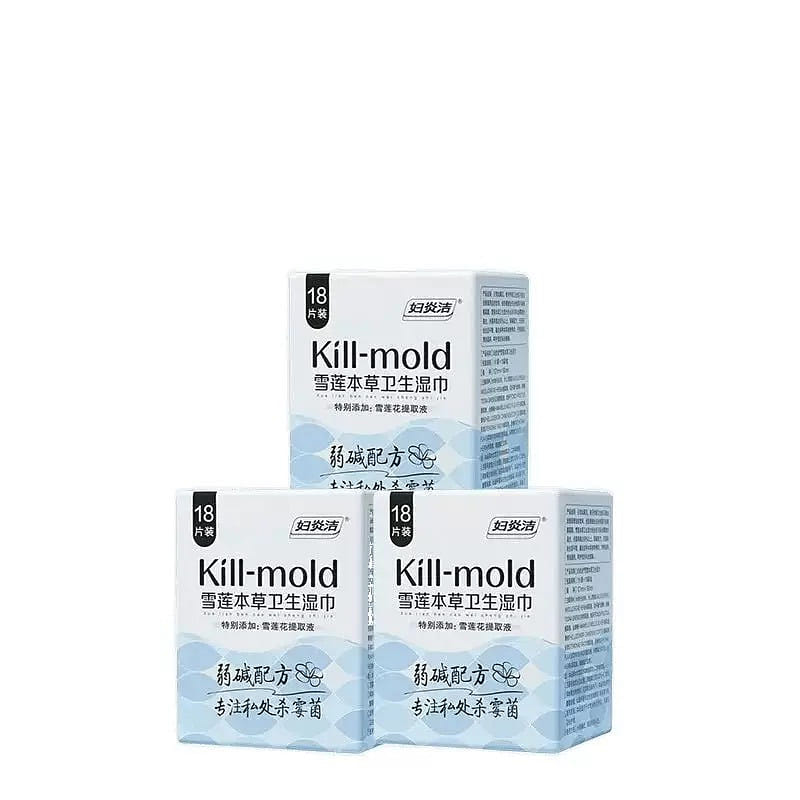 Fuyanjie Kill-mold Snow Lotus Herbal Sanitary Wet 1 กล่อง