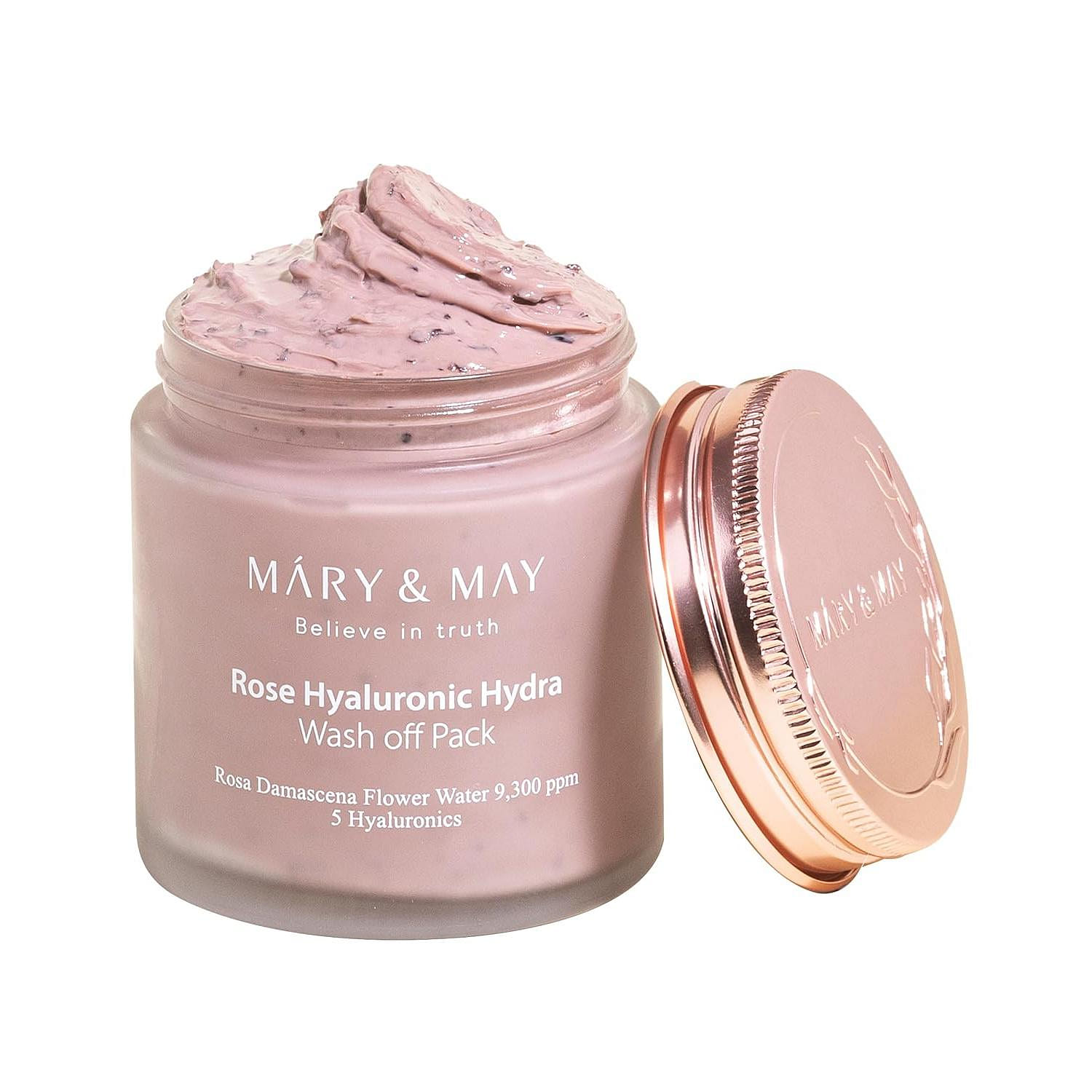 Mary & May Vegan Rose Hyaluronic Wash Off Pack 1 each