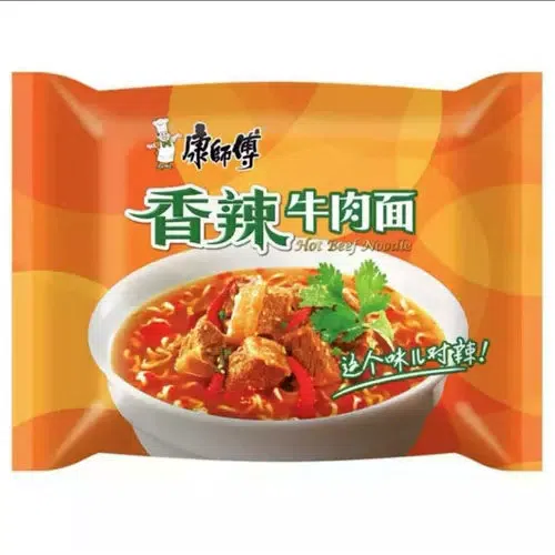 Master Kong instant noodles classic spicy beef noodles 104g*1 bag 104 g