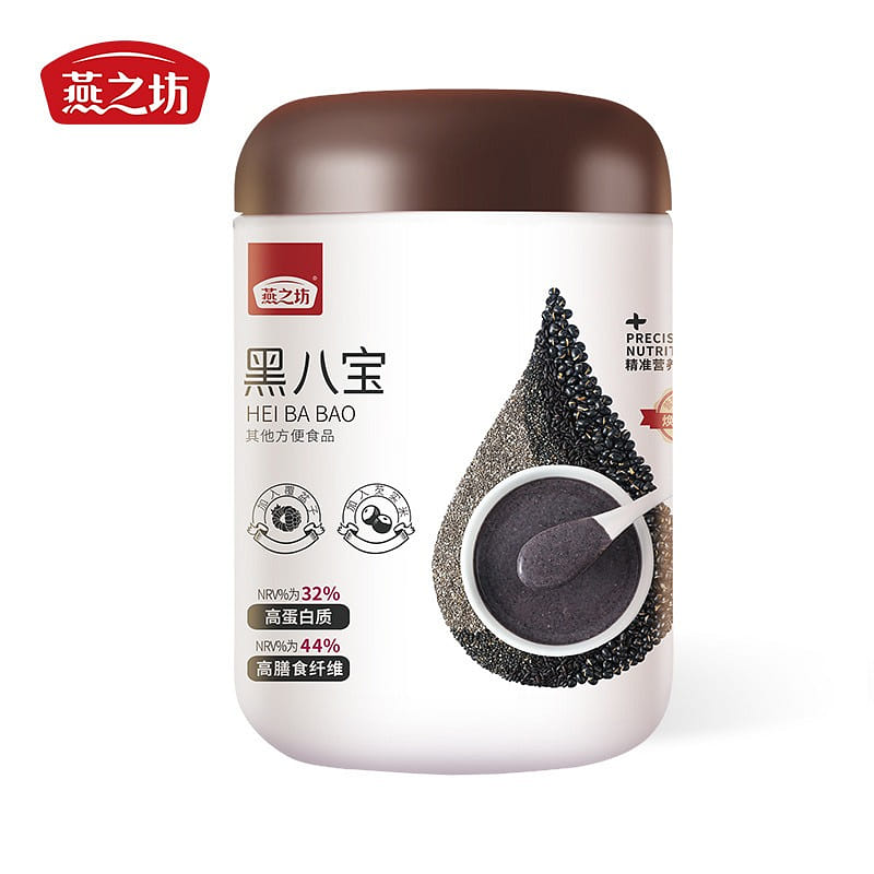 Black Sesame Mulberry Chia Seed Powder Meal Replacement Powder Lazy 450g 450 그램