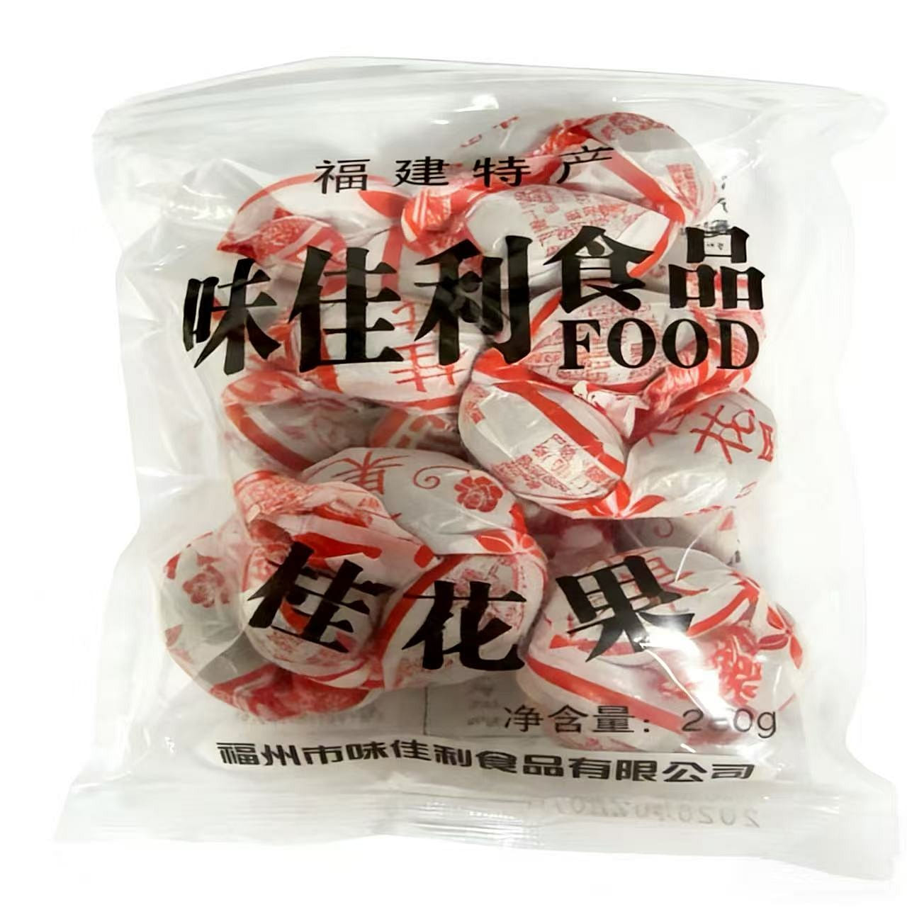 Weijiali Osmanthus Fruit Olive Skewers 250g*1 Bag 250 グラム