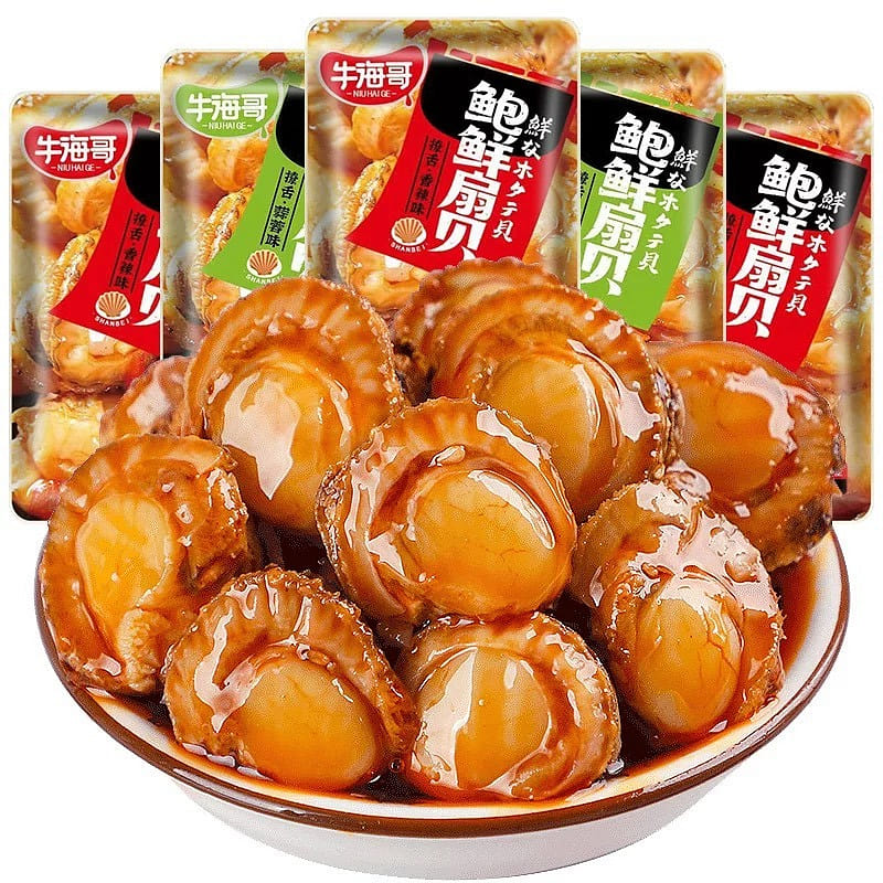 Beef Brother Sea Abalone Mushroom Scallops 5 Packs 60 g