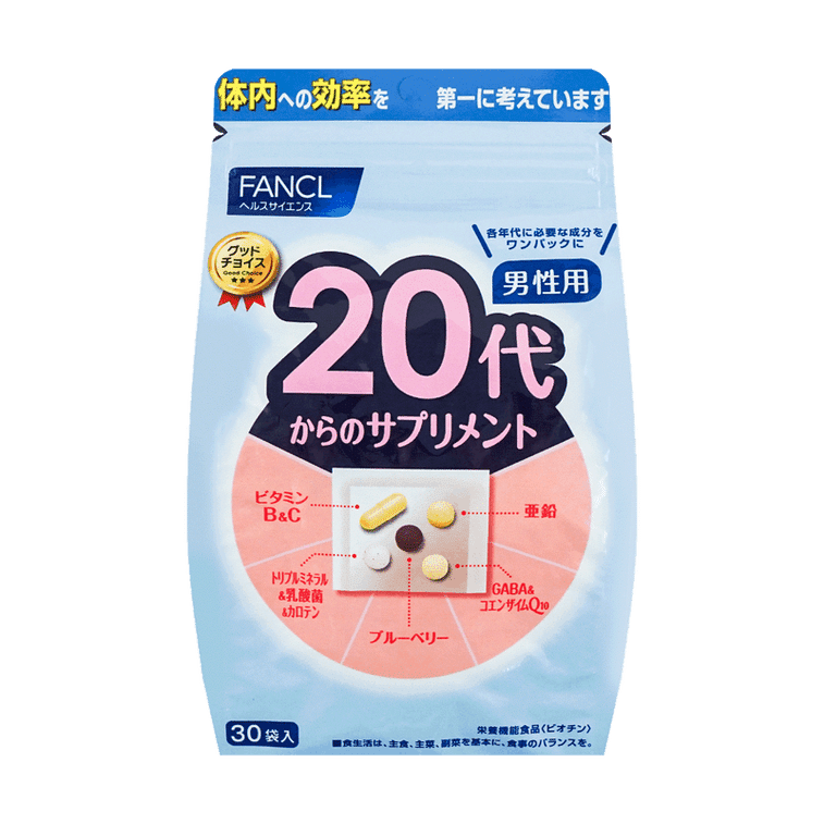 FANCL Supplement for Men in 20 years old 30 bags/ 1 개