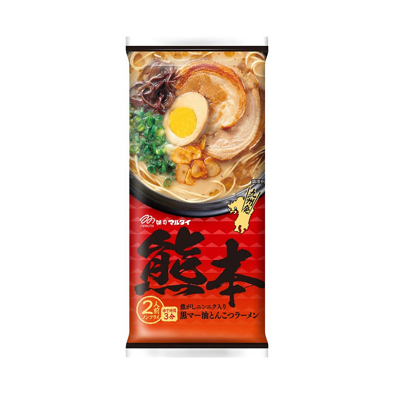 丸太拉麪 黑麻油 豚骨拉麪 186g 1 份