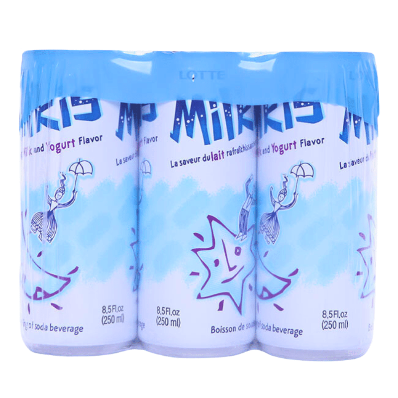 Nước Soda Lotte Milkis Vị Sữa Chua 250ml 6 lon 1 phần