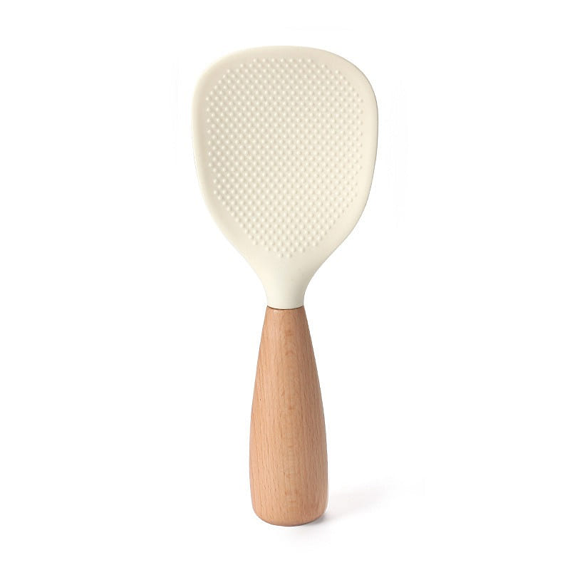 Collette Rice Spoon Silicone Serving Spatula Netflix Non-Stick Rice Spoon Beige 1 개
