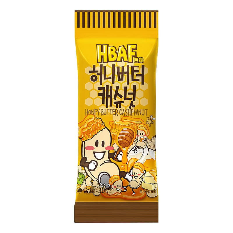 HBAF Honey Butter Cashews casual snacks 1pc 30 g