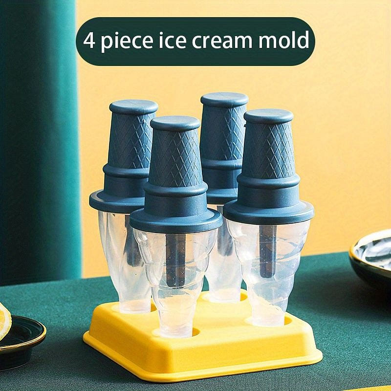 4pcs Ice Cream Molds Shapes 1 each