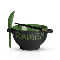 Ceramic Ramen Bowl Set with Chopsticks and Spoon 1 each