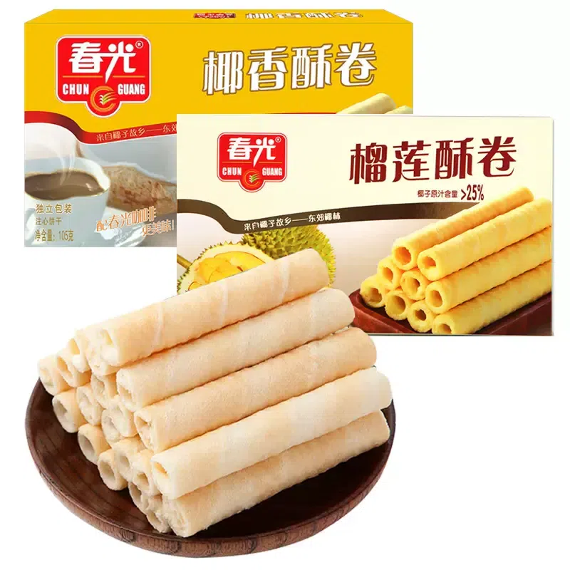 1 box of Spring Durian Crispy Roll 105 그램